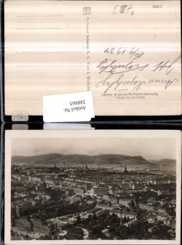 248865,Künstler AK A. Kasimir Wien 1 Panorama Totale