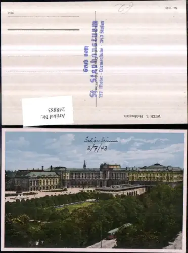 248883,Wien 1 Heldenplatz m. Denkmäler