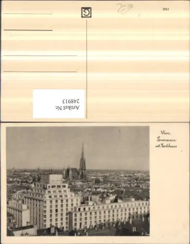 248913,Wien 1 Panorama m. Hochhaus u. Stephansdom