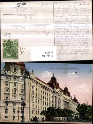 248928,Wien 1 K. k. Kriegsministerium