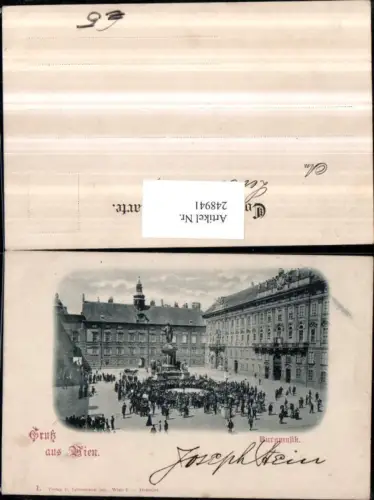 248941,Wien 1 Burgmusik Burghof Denkmal