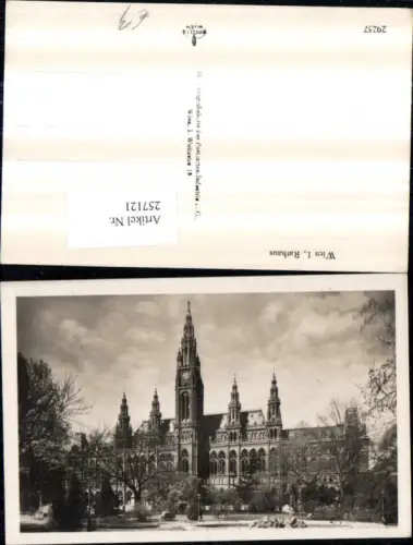 257121,Wien 1 Rathaus
