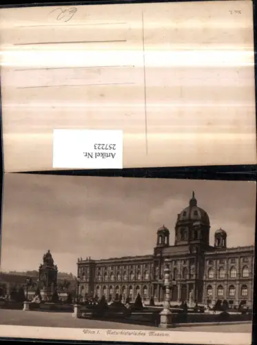 257223,Wien 1 Naturhistorisches Museum u. Kaiserin Maria Theresia Denkmal