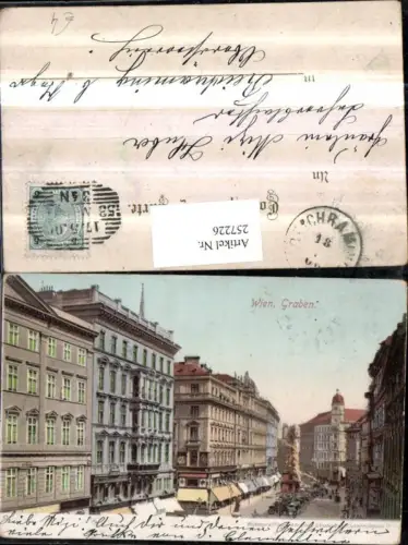 257226,Wien 1 Graben Pestsäule Geschäfte