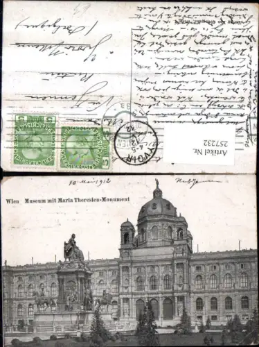 257232,Wien 1 Museum m. Maria Theresia Sissi Denkmal