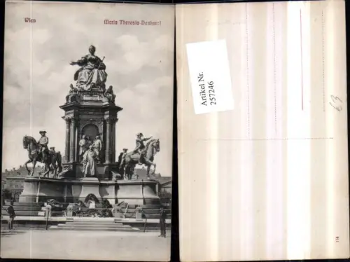 257246,Wien 1 Maria Theresia Sissi Denkmal