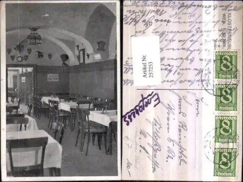 257253,Wien 1 Klosterneuburger Stüberl Innenansicht