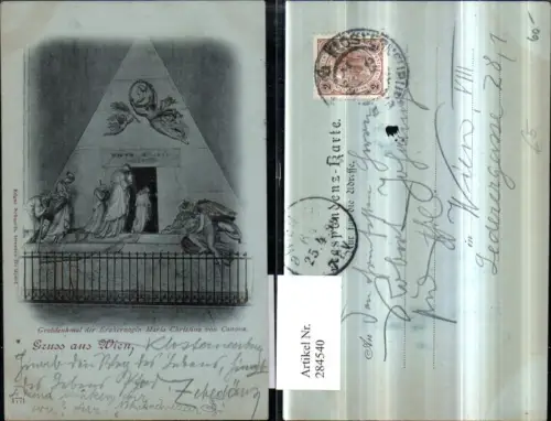 284540,Wien Innere Stadt Grabdenkmal d. Erzherzogin Maria Christina von Canova