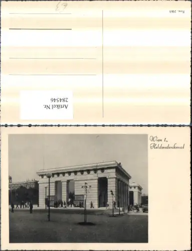 284546,Wien Innere Stadt Heldendenkmal