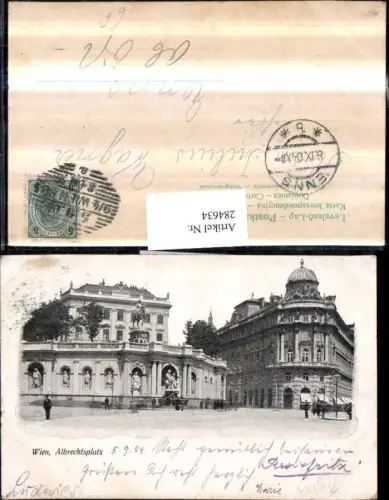 284634,Wien Innere Stadt Albrechtsplatz Straßenansicht