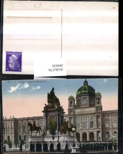 284636,Wien Innere Stadt Maria-Theresien-Denkmal Soldaten