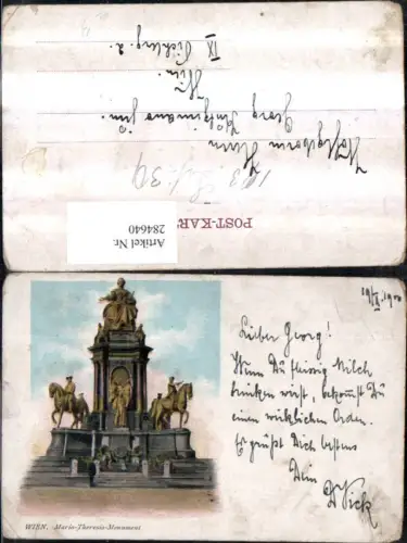 284640,Wien Innere Stadt Maria-Theresia-Denkmal Monument