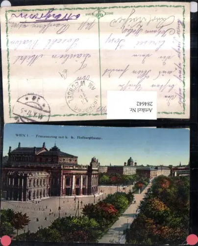 284642,Wien Innere Stadt Franzensring m. k. k. Hofburgtheater