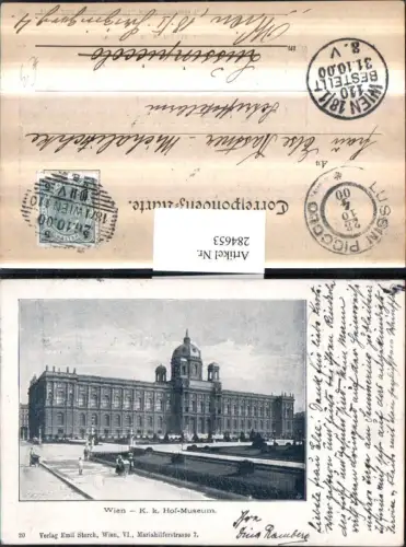284653,Wien Innere Stadt K. k. Hofmuseum
