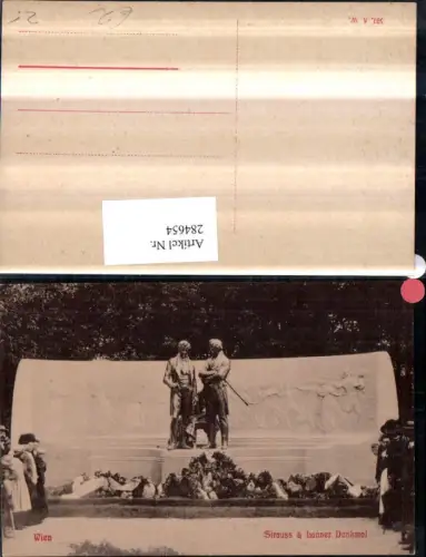 284654,Wien Innere Stadt Strauß u. Lanner-Denkmal