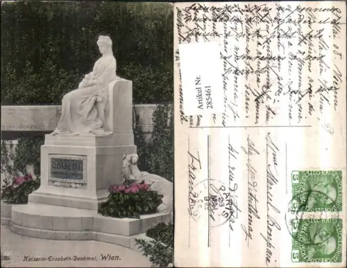 285461,Wien Innere Stadt Kaiserin-Elisabeth-Denkmal Sissi