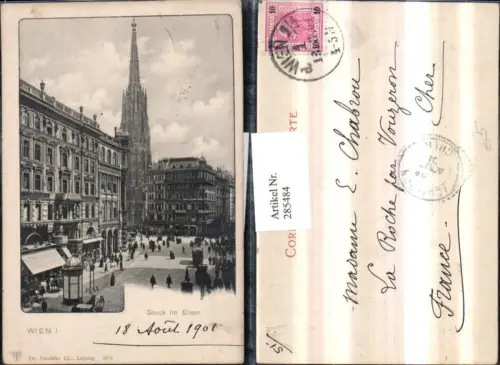 285484,Wien Innere Stadt Stock im Eisen Geschäfte Stephansdom pub Trenkler e Co 5818