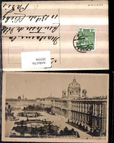285556,Wien Innere Stadt Kunsthistorisches Hofmuseum m. Maria Theresia-Denkmal