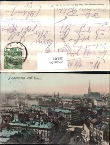 285585,Wien Innere Stadt Totale Panorama pub Sperling 103