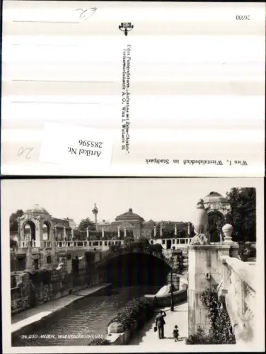 285596,Wien Innere Stadt Wientalabschluss im Stadtpark Brücke