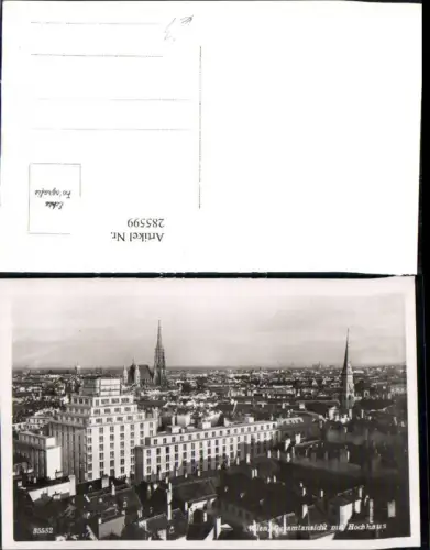 285599,Wien Innere Stadt Totale m. Hochhaus