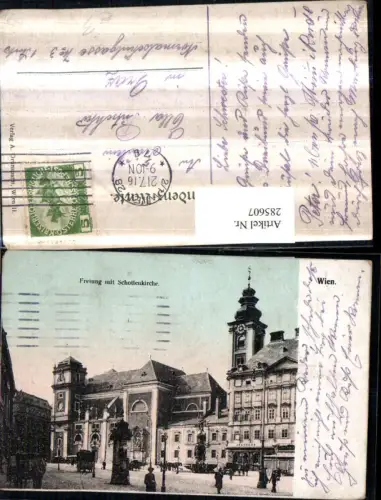 285607,Wien Innere Stadt Freyung m. Schottenkirche Kirche