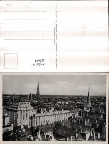 285664,Wien Innere Stadt Totale Panorama m. Hochhaus