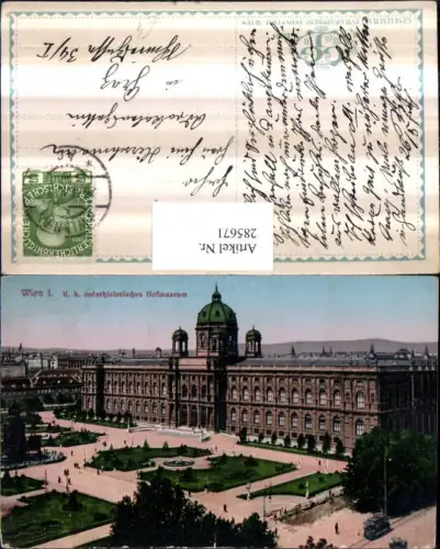 285671,Wien Innere Stadt K. k. Naturhistorisches Hofmuseum