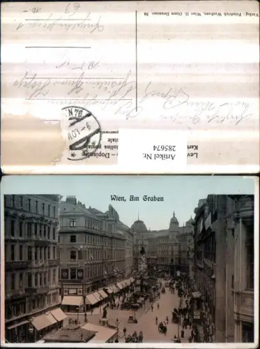 285674,Wien Innere Stadt Am Graben Pestsäule Geschäfte