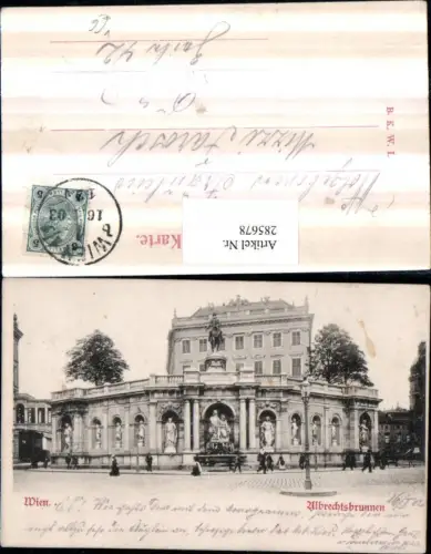 285678,Wien Innere Stadt Albrechtsbrunnen Brunnen pub Brüder Kohn B.K.W.I.