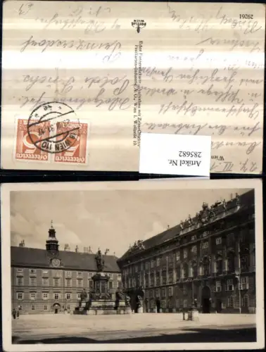 285682,Wien Innere Stadt Burghof Denkmal