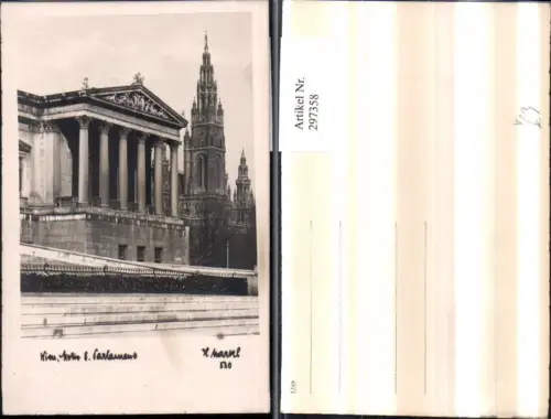 297358,Wien Innere Stadt Parlament m. Rathaus pub H. Markl 530