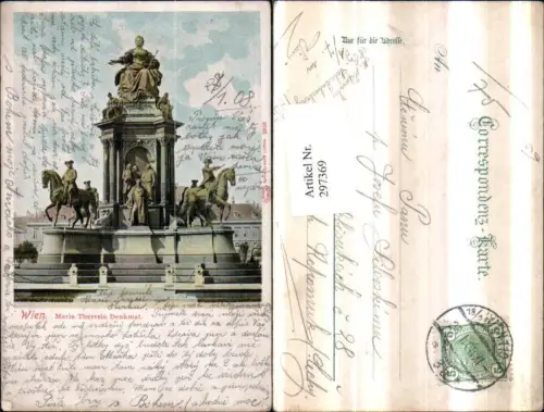 297369,Wien Innere Stadt Maria Theresia Denkmal