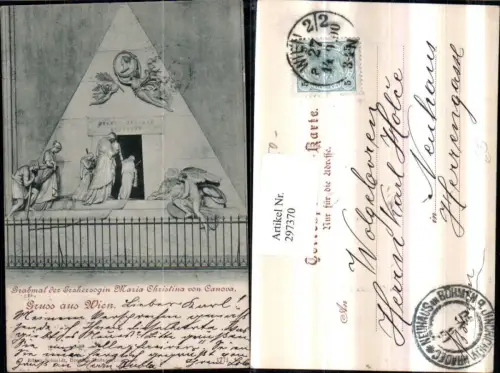 297370,Wien Innere Stadt Grabmal d. Erzherzogin Maria Christina von Canova