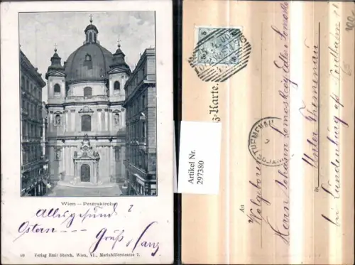 297380,Wien Innere Stadt Peterskirche Kirche