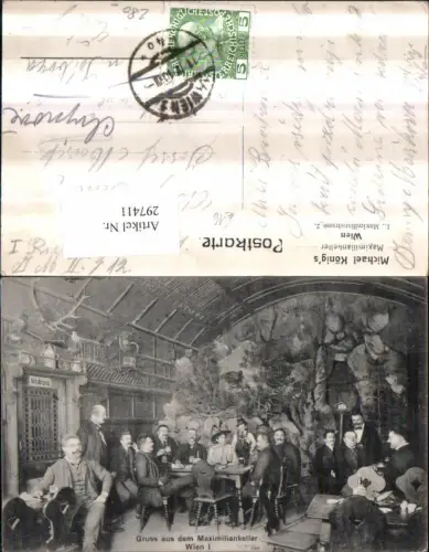 297411,Wien Innere Stadt Michael Königs Maximiliankeller Innenansicht