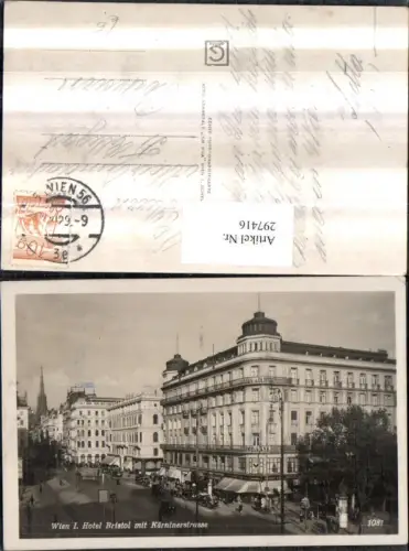 297416,Wien Innere Stadt Hotel Bristol m. Kärntnerstraße
