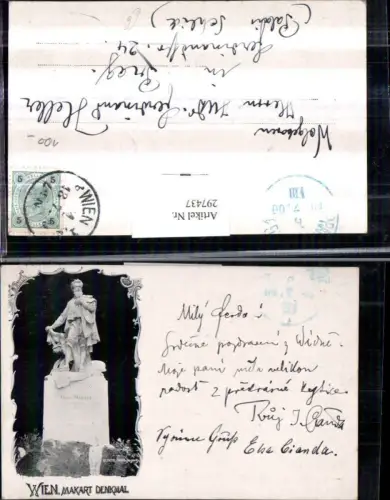 297437,Wien Innere Stadt Makart Denkmal