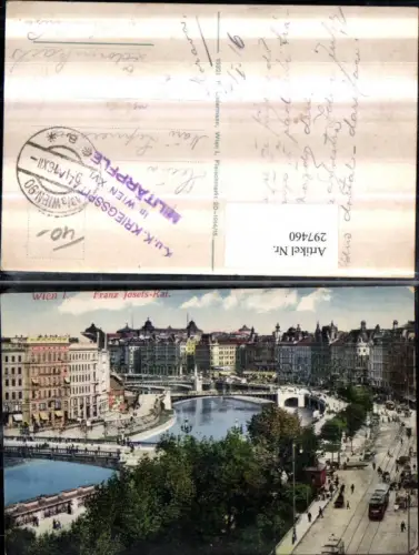 297460,Wien Innere Stadt Franz Josefs-Kai Brücken Straßenbahn