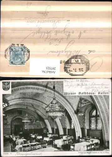 297523,Wien Innere Stadt Rathaus-Keller Innenansicht