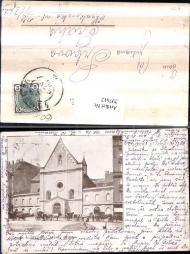 297612,Wien Innere Stadt Kostel Kapucinu Kapuziner-Kirche Kutschen
