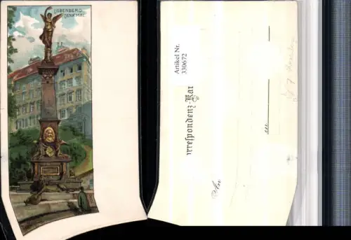 330672,Künstler Litho Rosenberger Wien Innere Stadt Liebenberg Denkmal