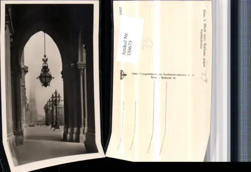 330675,Wien Innere Stadt Blick vom Rathaus geg. Votivkirche