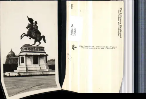 330681,Wien Innere Stadt Erzherzog Karl-Denkmal von Fernkorn am Heldenplatz