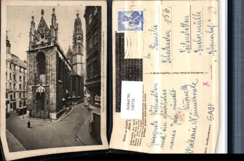 330716,Wien Innere Stadt Maria am Gestade Stiegen Kirche