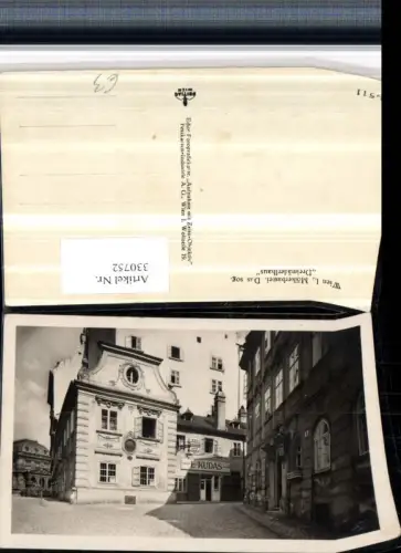 330752,Wien Innere Stadt Mölkerbastei Dreimäderlhaus