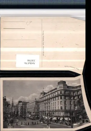 330798,Wien Innere Stadt Kärntnerstraße Straßenansicht Geschäfte Hotel Bristol