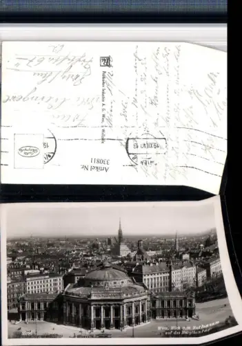 330811,Wien Innere Stadt Teilansicht Blick v. Rathaus auf Burgtheater