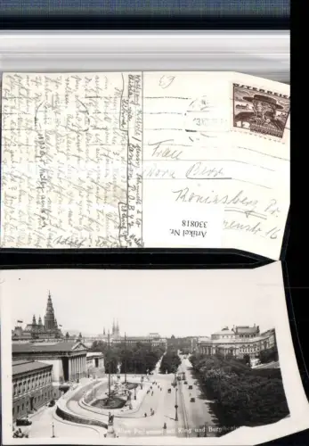 330818,Wien Innere Stadt Parlament m. Ring u. Burgtheater