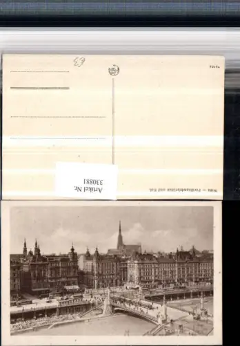 330881,Wien Innere Stadt Ferdinandsbrücke Brücke u. Kai pub Kilophot 24264